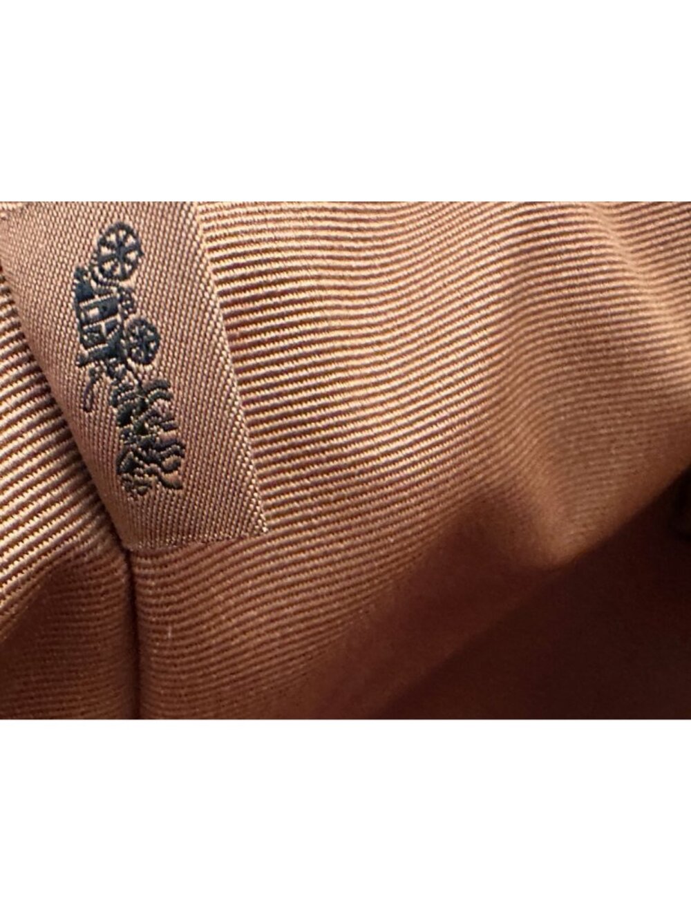 Coach City Tote Gingham Print Woven Straw and Smooth Tan Leather Trim CES22 NWT - Picture 11 of 12